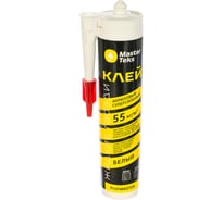 Суперсильный клей MASTERTEKS PROFMASTER акрил. 528г белый 55 кг/м2 12 53399