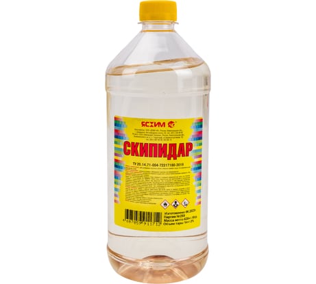 Скипидар ЯСХИМ, ПЭТ 1 л 4607059911712