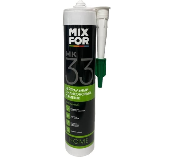 Герметик MIXFOR МК33 Neutral Sillicone 260мл прозрачный 10041279