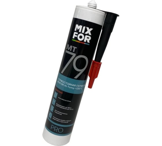 Герметик MIXFOR термостойкий MT-79 HiTemp +260C Silicone 260мл красный 10046257