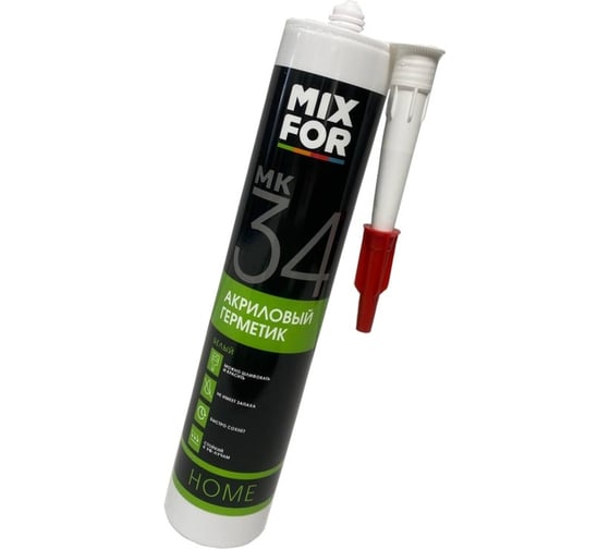 Герметик MIXFOR МК34 Acrylic Sealant 260мл белый 10041332