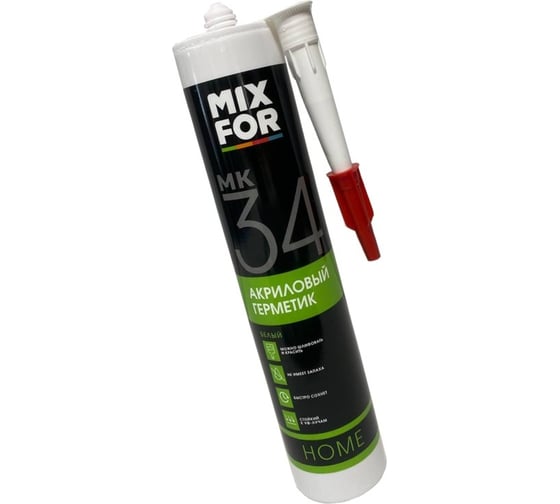Герметик MIXFOR МК34 Acrylic Sealant 260мл белый 10041332