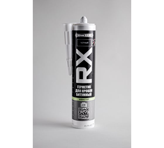 Комплект битумный герметик для кровли RX Formula черный, 280 мл, 11 шт. + пистолет - выжиматель 88-0-0-094