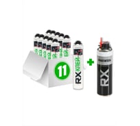 Комплект клей-пена RX для пенопласта, гипсокартона, ДВП, 780 г, 11 шт. + очиститель монтажной пены 88-0-0-069