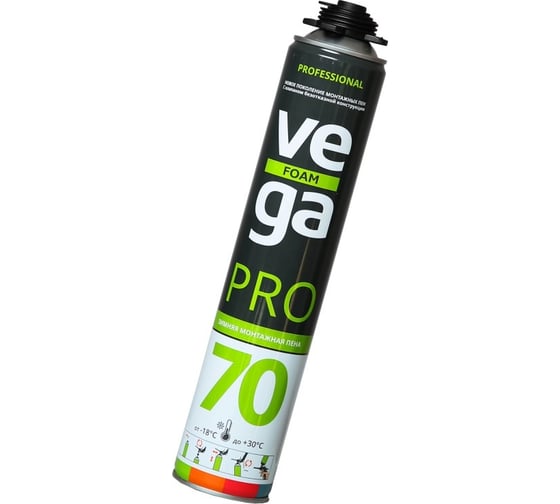 Монтажная профессиональная пена VEGA 70 Pro WINTER 900 мл A1566Z