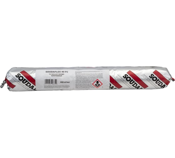Герметик Soudal Соудафлекс 40 ФС коричневый, 600 мл, RAL 8017 123146