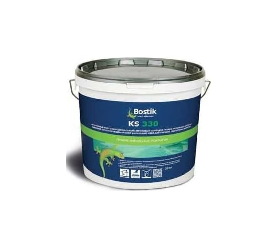 Акриловый эмульсионный клей BOSTIK KS 330 20 кг 30046905