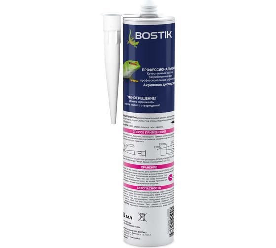 Идеальный герметик BOSTIK Perfect Seal Декор, Акрил, универсальный, 280 мл 50009032