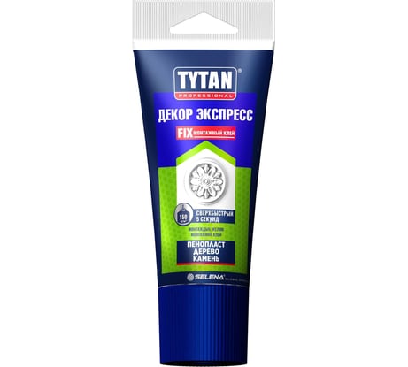 Монтажный клей TYTAN PROFESSIONAL Декор Экспресс 16165, акриловый, 210 г, белый  247384