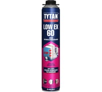 Профессиональная монтажная пена с увеличенным выходом TYTAN PROFESSIONAL Low Expansion 60, 750 мл 243706