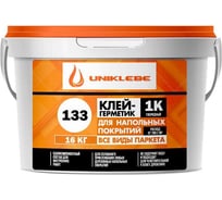 Клей-герметик UNIKLEBE 133 1К гибридный для паркетных работ 16 кг 1330016