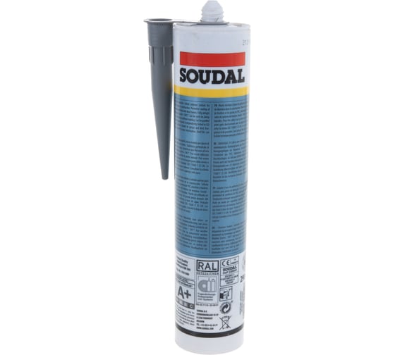 Соудасил 215LM SOUDAL серый бетон 290 мл 105023