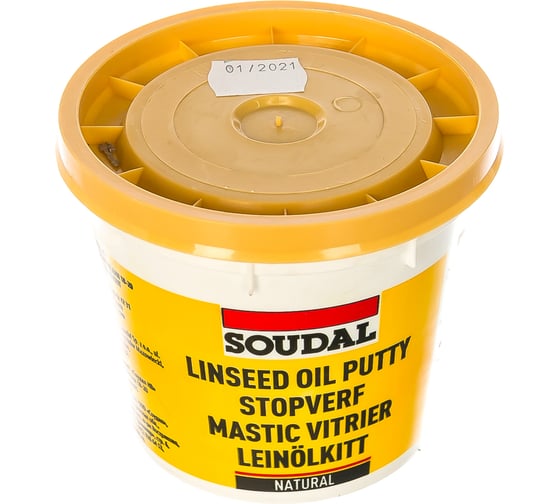 Оконная замазка UNIVERSAL PUTTY NATURAL SOUDAL 1 кг 106751