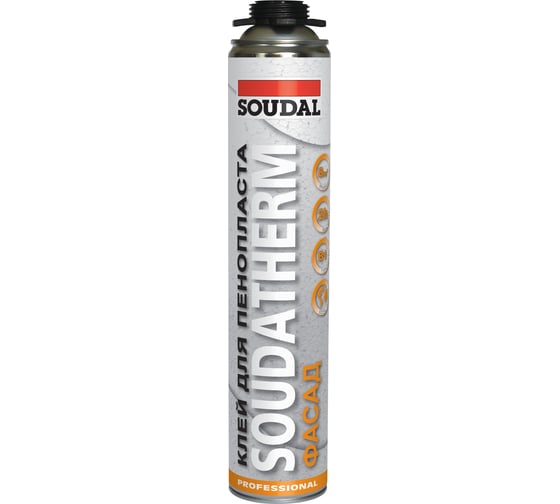 Полиуретановый клей SOUDAL Соудатерм 750 мл. 121106