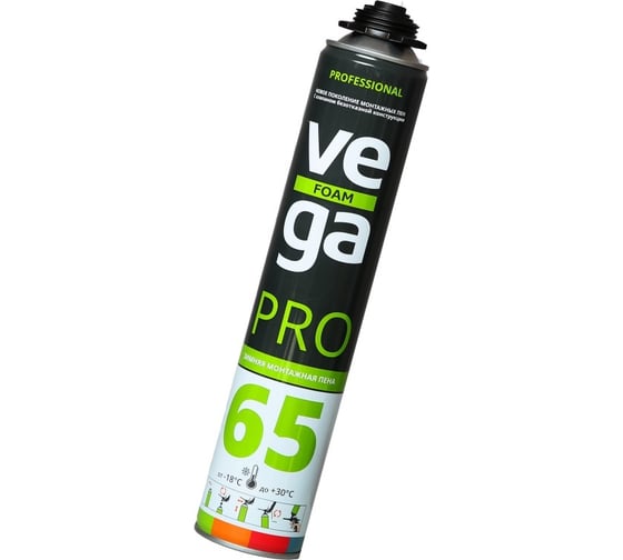 Монтажная профессиональная пена VEGA 65 Pro WINTER 850 мл A1565Z