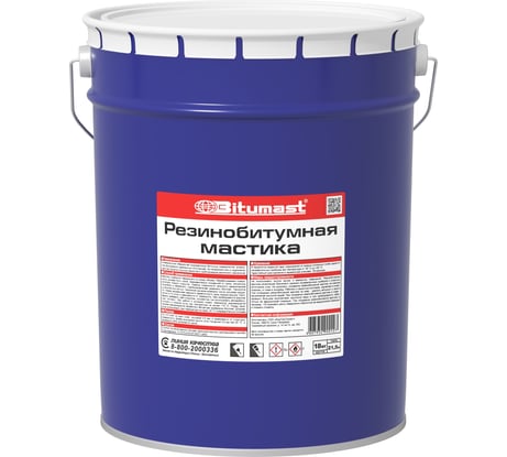 Резинобитумная мастика, 21.5 л Bitumast 4607952900127