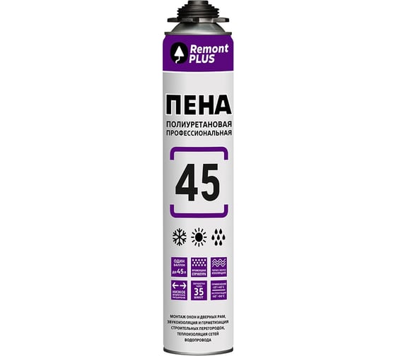 Пистолетная пена MASTERTEKS REMONT PLUS PRO всесезонная 12 53458