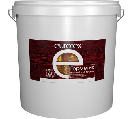 Шовный герметик для дерева Eurotex сосна 25 кг 1 25522