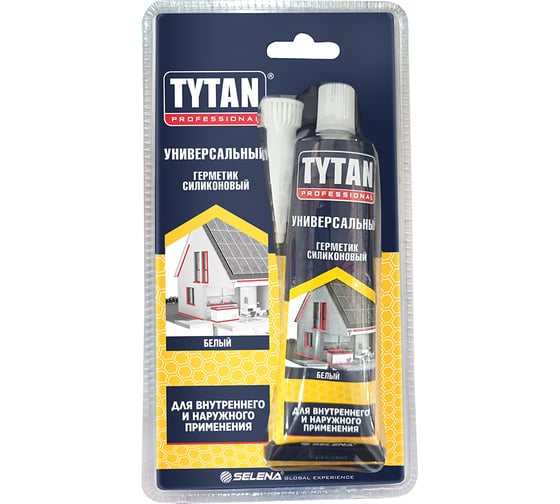 Силиконовый универсальный герметик TYTAN PROFESSIONAL белый 85 мл 22681 270879