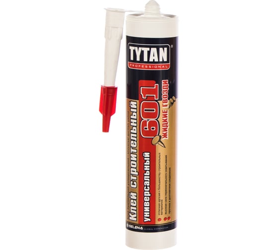 Строительный клей TYTAN PROFESSIONAL №601, универсальный, бежевый 0.405кг 23240 203984