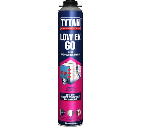 Профессиональная пена TYTAN PROFESSIONAL LOW EX летняя, 750 мл 586