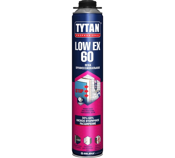 Профессиональная пена TYTAN PROFESSIONAL LOW EX летняя, 750 мл 586 1