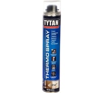 Профессиональная напыляемая теплоизоляция TYTAN PROFESSIONAL THERMOSPRAY полиуретановая 870мл 66220