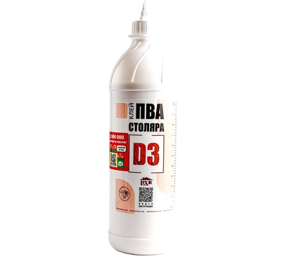 Клей для дерева RX formula, пва d3, влагостойкий, 850 гр 03-9-1-021