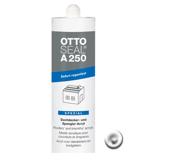 Профессиональный акрилат-сополимерный герметик для окон и кровли OTTO-CHEMIE OTTOSEAL A250 С01 белый, 310 мл A250/C01