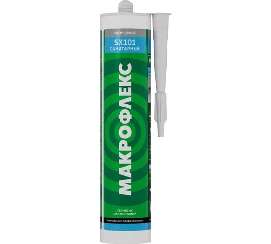 Силиконовый герметик Makroflex SX101 коричневый, 290 мл 2646767 1
