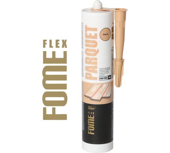 Акриловый герметик для дерева FOME FLEX Parquet (бук; 300 мл) 01-4-2-022