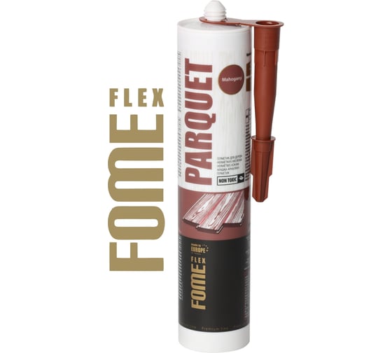 Акриловый герметик для дерева FOME FLEX Parquet (красное дерево; 300 мл) 01-4-2-024
