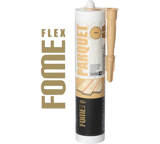 Акриловый герметик для дерева FOME FLEX Parquet (сосна; 300 мл) 01-4-2-020