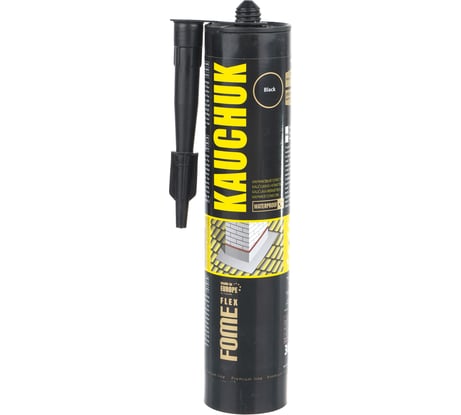 Каучуковый герметик FOME FLEX Kauchuk (черный; 300 мл) 01-4-2-011