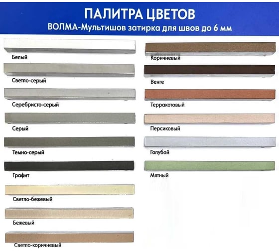 Сухая затирочная смесь ВОЛМА Мультишов терракотовый, 2 кг 30001887
