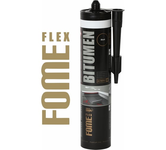 Битумный герметик FOME FLEX Bitumen (черный; 300 мл) 01-4-2-008
