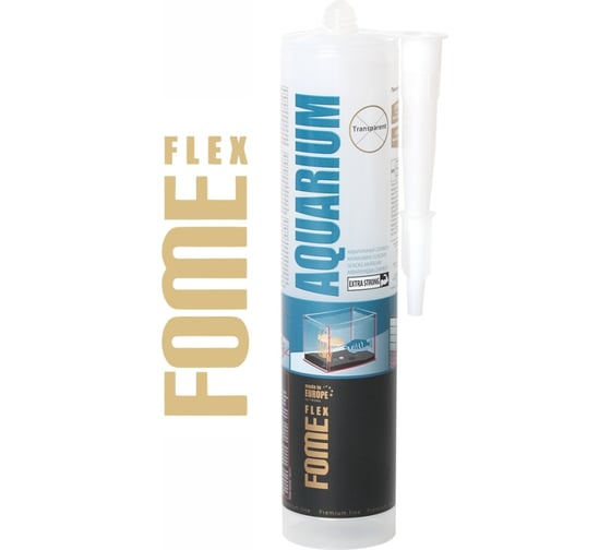 Силиконовый аквариумный герметик FOME FLEX Aquarium (прозрачный; 300 мл) 01-4-2-005