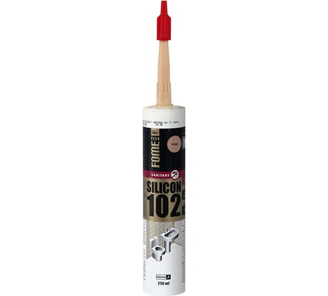 Силиконовый герметик FOME FLEX SANITARY SILICON 102 бежевый 01-4-1-104