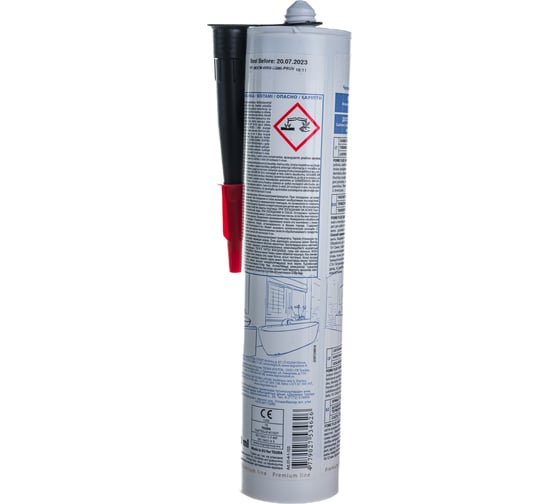 Силиконовый герметик FOME FLEX SANITARY SILICON 102 (черный; 310 мл) 01-4-1-103