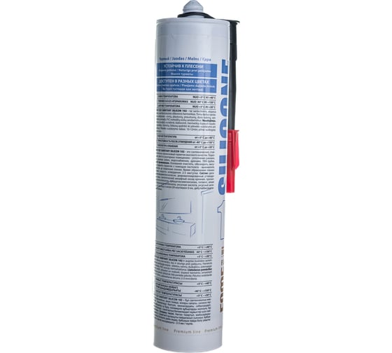 Силиконовый герметик FOME FLEX SANITARY SILICON 102 (черный; 310 мл) 01-4-1-103