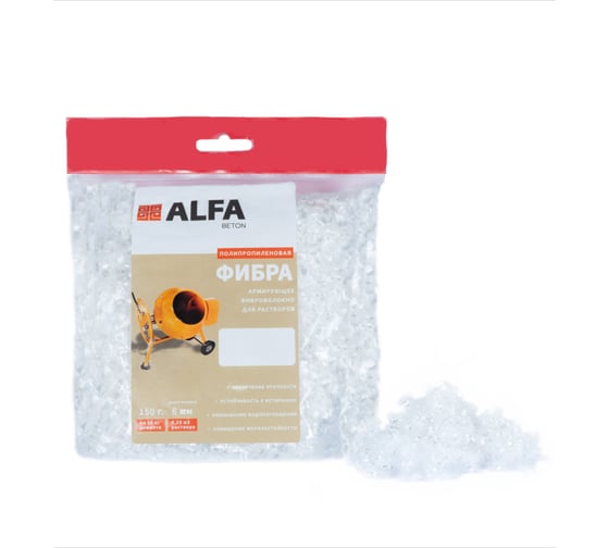 Фибра AlfaBet 6 мм, 150 г 30153