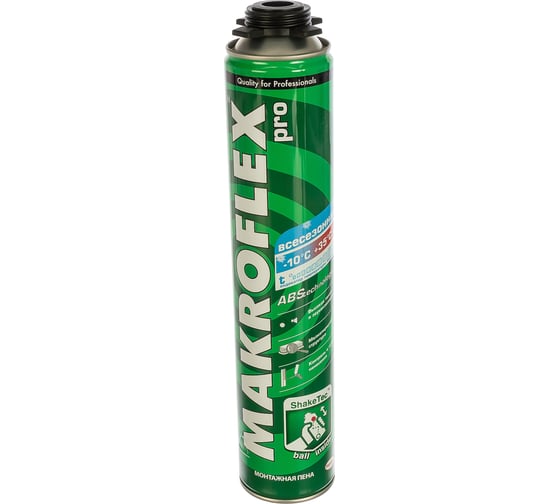 Профессиональная монтажная пена Makroflex SHAKETEC ПРО /0,75л/ всесезонная 2050726 тов-167366