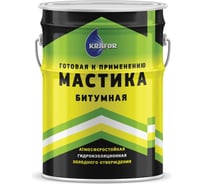 Битумная мастика KRAFOR 4 кг 1/120 "КРАФОР" 203 357