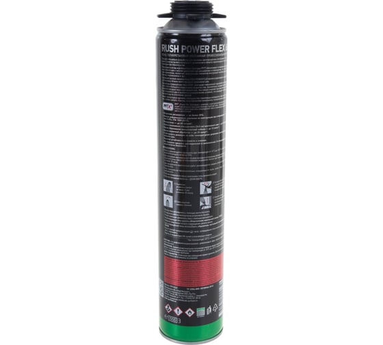 Полиуретановая монтажная профессиональная пена RUSH POWER FLEX 65 летняя RPP10S65