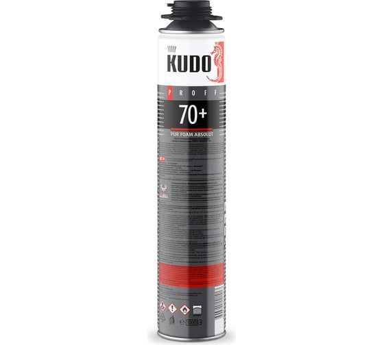 Полиуретановая монтажная пена KUDO PROFF 70+ KUPP10S70+