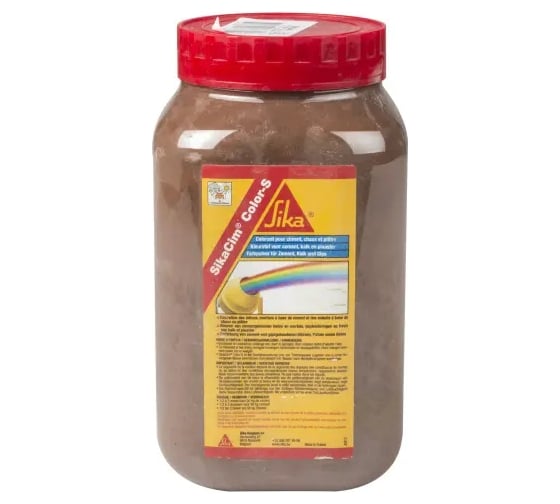 Пигменты для бетона и строительных растворов Sika SikaCem Color S корич. RU, 0.7 кг 420 1