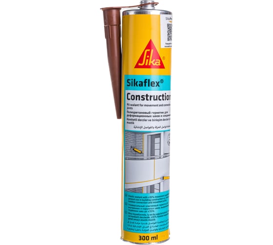 Герметик Sika Sikaflex Constr.+ корич. 300 мл 351