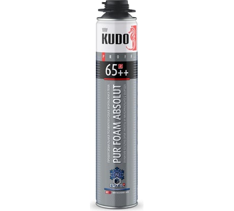 Полиуретановая монтажная пена KUDO PROFF 65++ ARKTIKA NORD KUPP10WN65++