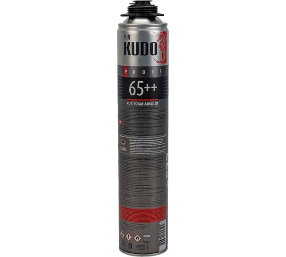 Полиуретановая монтажная пена KUDO PROFF 65++ ARKTIKA NORD KUPP10WN65++