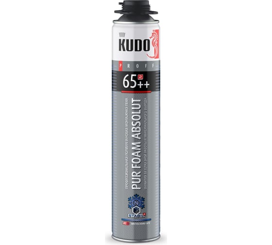 Полиуретановая монтажная пена KUDO PROFF 65++ ARKTIKA NORD KUPP10WN65++